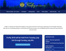 Tablet Screenshot of fireflyartscollective.org